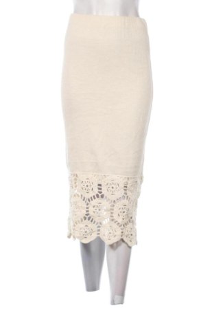 Spódnica Zara, Rozmiar S, Kolor ecru, Cena 72,99 zł