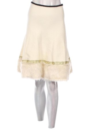 Fustă Zara, Mărime M, Culoare Ecru, Preț 63,99 Lei