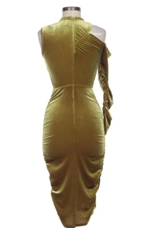 Rochie ASOS, Mărime XXS, Culoare Auriu, Preț 349,34 Lei