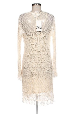 Sukienka Zara, Rozmiar M, Kolor Beżowy, Cena 166,99 zł