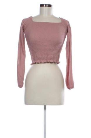 Damen Shirt Bershka, Größe S, Farbe Aschrosa, Preis € 1,99