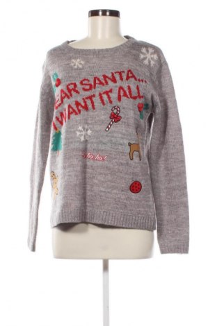 Damski sweter Bershka, Rozmiar L, Kolor Szary, Cena 26,99 zł