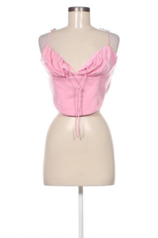 Γυναικείο τοπ Gina Tricot, Μέγεθος L, Χρώμα Ρόζ , Τιμή 5,99 €