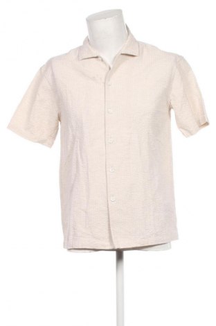Herrenhemd Jake*s, Größe M, Farbe Beige, Preis € 14,99