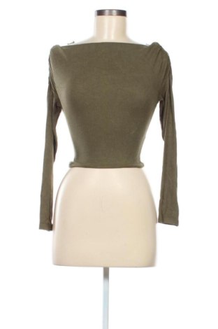 Bluză de femei Bershka, Mărime XS, Culoare Verde, Preț 52,13 Lei