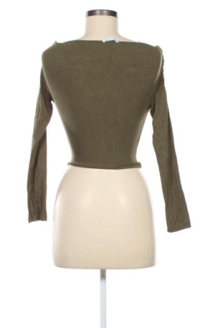 Bluză de femei Bershka, Mărime XS, Culoare Verde, Preț 52,13 Lei