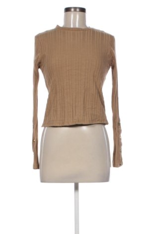 Bluză de femei Bershka, Mărime L, Culoare Bej, Preț 98,99 Lei