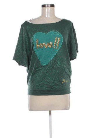 Bluzka damska Desigual, Rozmiar XL, Kolor Zielony, Cena 112,04 zł
