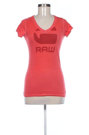 Damen T-Shirt G-Star Raw, Größe XS, Farbe Rot, Preis 10,00 €