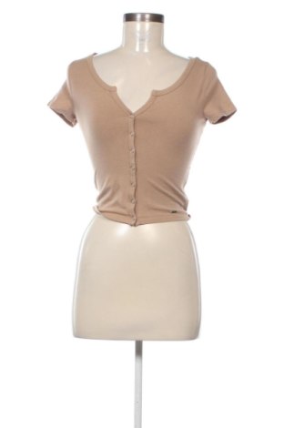 Дамска блуза Hollister, Размер XS, Цвят Бежов, Цена 14,31 €
