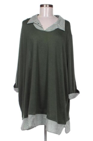 Bluză de femei Mia Moda, Mărime 4XL, Culoare Verde, Preț 85,99 Lei