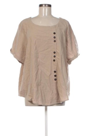 Damen Shirt SHEIN, Größe 3XL, Farbe Beige, Preis 12,99 €