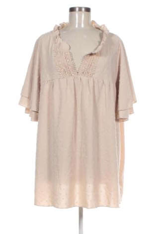 Damen Shirt SHEIN, Größe 5XL, Farbe Beige, Preis 12,99 €