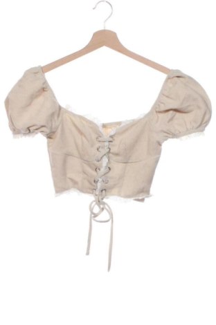 Bluză de femei SHEIN, Mărime XS, Culoare Bej, Preț 96,24 Lei