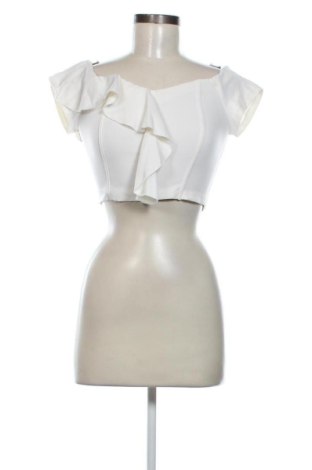 Damen Shirt Stradivarius, Größe M, Farbe Weiß, Preis € 7,63