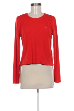 Bluză de femei Tommy Jeans, Mărime L, Culoare Roșu, Preț 182,46 Lei