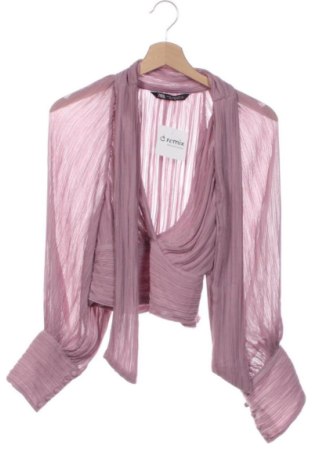 Bluzka damska Zara, Rozmiar XS, Kolor Popielaty róż, Cena 72,99 zł, #136324801