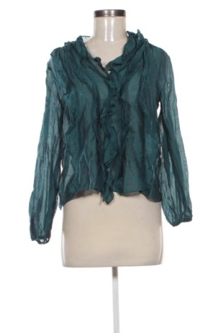 Damen Shirt Zara, Größe XS, Farbe Grün, Preis € 14,00