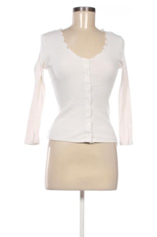 Damen Strickjacke Pieces, Größe S, Farbe Weiß, Preis 14,00 €, #136400971