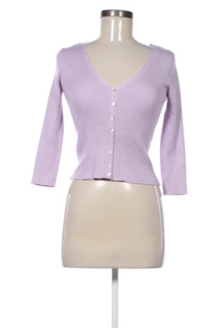 Damen Strickjacke Stradivarius, Größe S, Farbe Lila, Preis 19,99 €