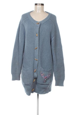 Damen Strickjacke Unbranded, Größe XXL, Farbe Blau, Preis 15,00 €