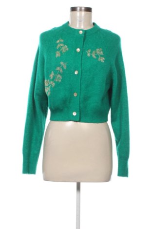 Damski kardigan Zara, Rozmiar S, Kolor Zielony, Cena 75,99 zł