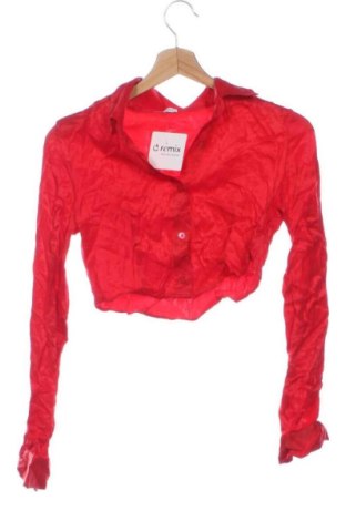 Дамска риза Bershka, Размер XS, Цвят Червен, Цена 4,60 €, #136313747