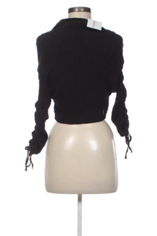 Cămașă de femei Bershka, Mărime M, Culoare Negru, Preț 79,99 Lei