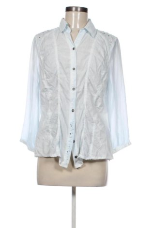 Damenbluse Biba, Größe M, Farbe Blau, Preis 12,85 €