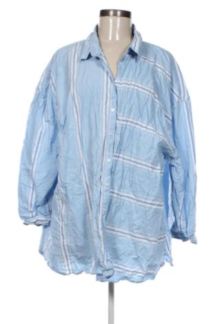 Γυναικείο πουκάμισο Bpc Bonprix Collection, Μέγεθος 3XL, Χρώμα Μπλέ, Τιμή 14,99 €