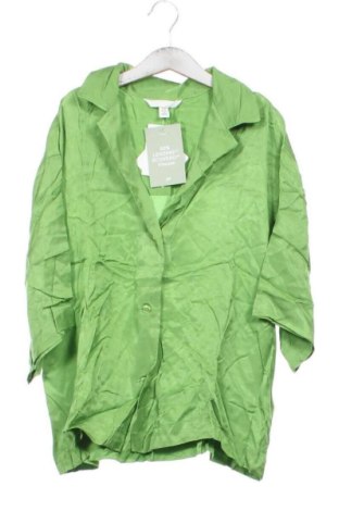 Γυναικείο πουκάμισο H&M, Μέγεθος XS, Χρώμα Πράσινο, Τιμή 20,45 €