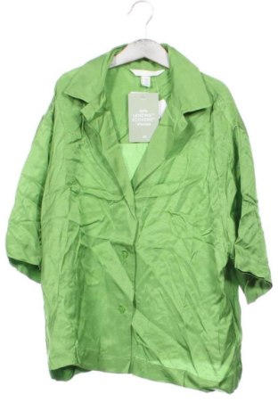 Damska koszula H&M, Rozmiar XS, Kolor Zielony, Cena 109,58 zł