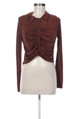 Cămașă de femei Pretty Little Thing, Mărime L, Culoare Maro, Preț 66,16 Lei