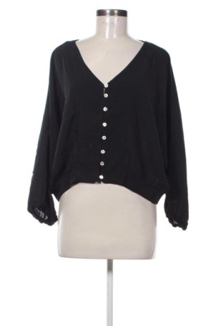 Дамска риза Pull&Bear, Размер L, Цвят Черен, Цена 12,85 €