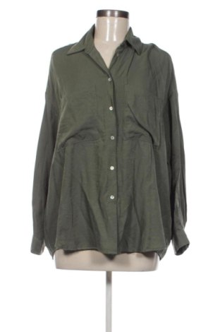 Damenbluse Zara, Größe M, Farbe Grün, Preis 14,00 €