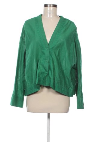 Dámska košeľa  Zara, Veľkosť L, Farba Zelená, Cena  13,81 €