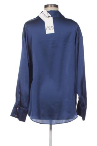 Дамска риза Zara, Размер XXL, Цвят Син, Цена 29,14 €