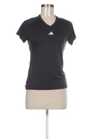 Γυναικείο t-shirt Adidas, Μέγεθος S, Χρώμα Μαύρο, Τιμή 16,99 €