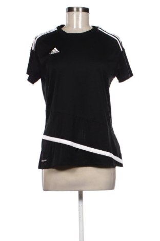 Damen T-Shirt Adidas, Größe M, Farbe Schwarz, Preis 17,99 €