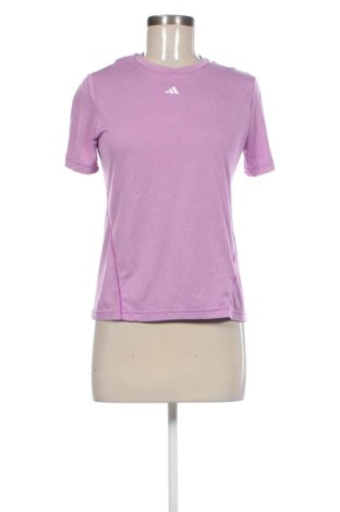 Γυναικείο t-shirt Adidas, Μέγεθος S, Χρώμα Βιολετί, Τιμή 16,99 €