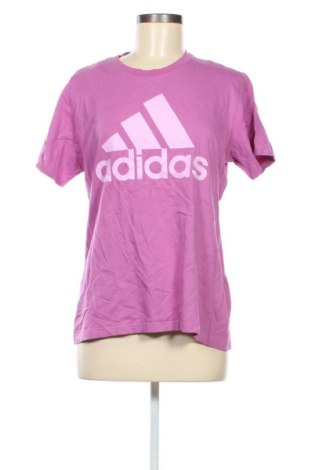 Damski T-shirt Adidas, Rozmiar L, Kolor Różowy, Cena 72,99 zł