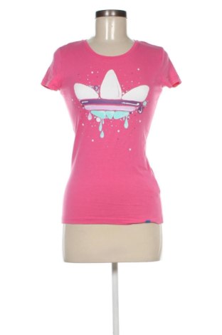 Γυναικείο t-shirt Adidas Originals, Μέγεθος XS, Χρώμα Ρόζ , Τιμή 14,00 €