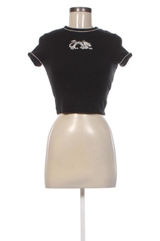 Дамска тениска Bershka, Размер S, Цвят Черен, Цена 9,20 €