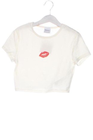 Γυναικείο t-shirt Bershka, Μέγεθος XXS, Χρώμα Εκρού, Τιμή 9,00 €