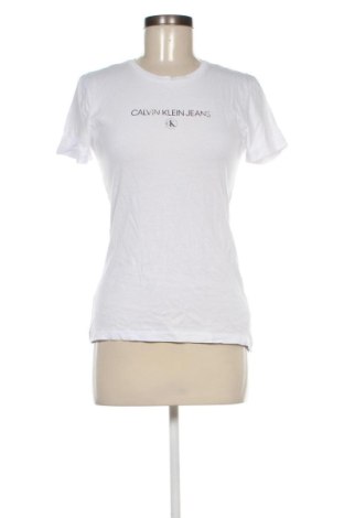 Damski T-shirt Calvin Klein Jeans, Rozmiar S, Kolor Biały, Cena 91,09 zł
