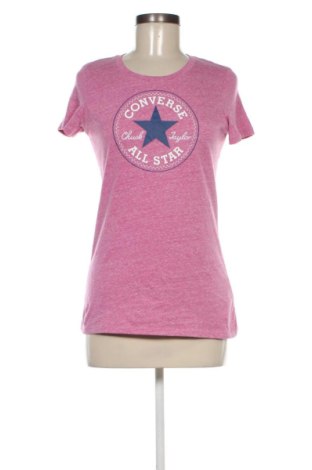 Γυναικείο t-shirt Converse, Μέγεθος M, Χρώμα Ρόζ , Τιμή 16,99 €