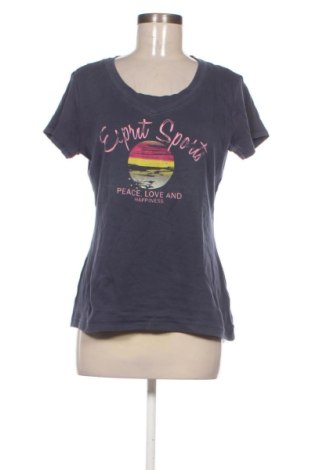 Γυναικείο t-shirt Esprit, Μέγεθος M, Χρώμα Μπλέ, Τιμή 11,99 €