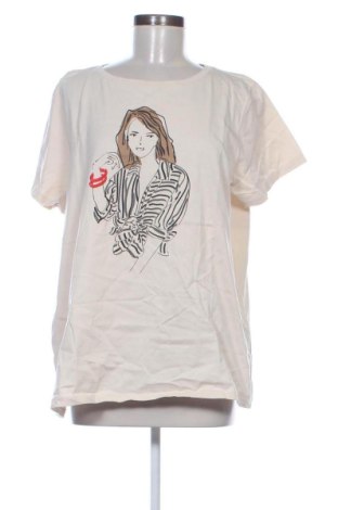 Γυναικείο t-shirt Even&Odd, Μέγεθος XL, Χρώμα  Μπέζ, Τιμή 9,00 €