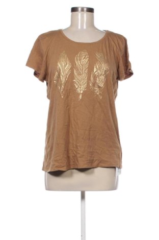 Γυναικείο t-shirt Ever.me by Takko Fashion, Μέγεθος L, Χρώμα Καφέ, Τιμή 10,99 €