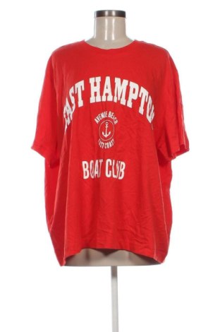 Γυναικείο t-shirt H&M, Μέγεθος XXL, Χρώμα Κόκκινο, Τιμή 17,99 €